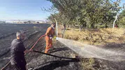 Eskişehir’de büyük yangın fabrikaların kapısına dayandı