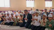 Vali Sözer hafızlık eğitimi alan öğrencilerle buluştu