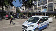Samsun Cumhuriyet Meydanı’nda hatalı park operasyonu