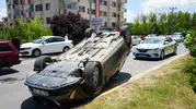 Kastamonu Kuzeykent’te trafik kazası Bir sürücü hastaneye kaldırıldı