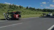 Ardahan’da traktör kazası cana değil mala geldi