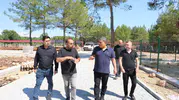 Aksu Belediye Başkanı İsa Yıldırım şantiyeleri denetledi