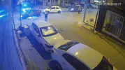 Gebze’de kaza yapan motosikletliye polis anında müdahale etti