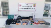 Şırnak'ta jandarma kaçakçılık ağını dağıttı