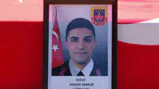 Uzman çavuş ve ailesi son yolculuğuna uğurlandı