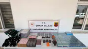 Şırnak'ta 15 milyon liralık kaçakçılık darbesi