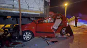 Tokat yolunda korkunç kaza 21 yaşındaki sürücü hayatını kaybetti