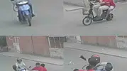 Tarsus’ta motosiklet kazası kamerada