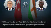 Bakan Güler ve Nijerli mevkidaşı telefonda savunma stratejilerini konuştu