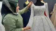 Eskişehir’de gelinlik modasında bu yıl dantel ve kaburga kesim yükselişte