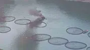 Fırat Nehri'nde balıkçı teknesi dakikalar içinde küle döndü