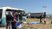 Can pazarı: 1 ölü 11 yaralı bırakan o kaza kamerada