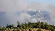 Pamukkale sınırındaki orman yangınında kritik aşama