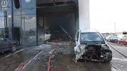 Nevşehir'de sanayi sitesinde korkutan yangın