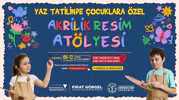 Kahramanmaraşlı çocuklar için yaz tatilinde yeni sanat durağı