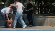 Düzce'de alışveriş merkezi önünde meydan dayağı