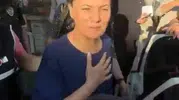 Fatma Kaplan Hürriyet gözaltına alınırken görüntülendi