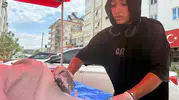 Torosların zirvesinden gelen serinlik 14 yaşındaki Kübra’nın tezgahında