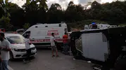 Beykoz Riva yolunda iki araç çarpıştı 7 yaralı