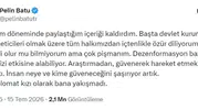 Pelin Batu deprem paylaşımları için geri adım attı