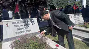 Kayseri'de şehitlikte duygusal anlar