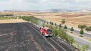 Adıyaman'da anız yangını büyümeden kontrol altına alındı
