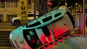 Kayseri'de polis aracı kaza yaptı 3 kişi yaralandı