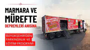 Tekirdağlılar deprem gerçeğiyle simülasyon tırında yüzleşecek