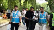 Gençlerden Eskişehir parklarına temizlik desteği