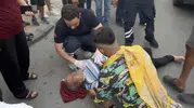 Mersin'de motosikletin çarptığı yaşlı adam ağır yaralandı