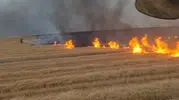 Silvan'da binlerce dönüm tarım arazisi küle döndü