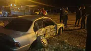 Erdemli’de akşam saatlerinde iki araç çarpıştı