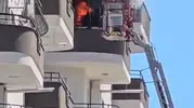 Adana’da yüksek katlı binada korkutan yangın