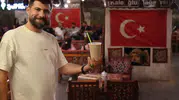 Gaziantep sıcağında 500 yıllık mağarada serin mola