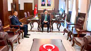 Mahmut Boyraz Malatya için Vali Yavuz ile bir araya geldi