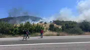 Çanakkale Ayvacık ormanlarında yangın paniği