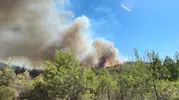 Fethiye Üzümlü ormanlarında alevler tekrar yükseldi