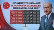 MHP Gaziantep teşkilatlarında kongre heyecanı başlıyor