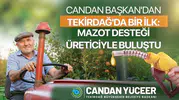 Tekirdağlı çiftçiye mazot desteği kartları dağıtılmaya başlandı