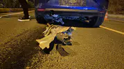 Tekirdağ'da açık rögar kapağı otomobili hurdaya çevirdi