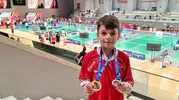 Malatyalı genç badmintoncu dünya sahnesinde madalyaları topladı