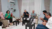 Mersin Emniyet Müdürü şehit ailesini evinde ziyaret etti