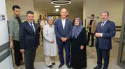 Süleyman Soylu Samsun Şehir Hastanesi’nde hastalarla bir araya geldi