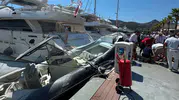 Bodrum Yalıkavak'ta marinada bot patlaması 1 yaralı