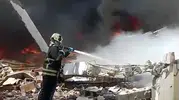 Adana'da narenciye deposunda korkutan yangın