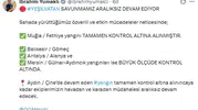 Muğla ormanlarındaki yangın kabusu bitti