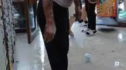 Bursa merkezdeki iş hanında lavabo açıcı patladı