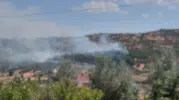 Dicle kırsalında alevler yükseliyor