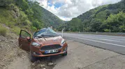 Zonguldak Kozlu yolunda feci kaza yaşandı