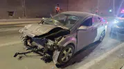 Erkenek Tüneli’nde gece yarısı trafik kazası